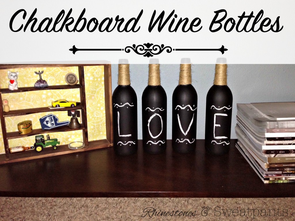 Chalkboard Wine Bottles