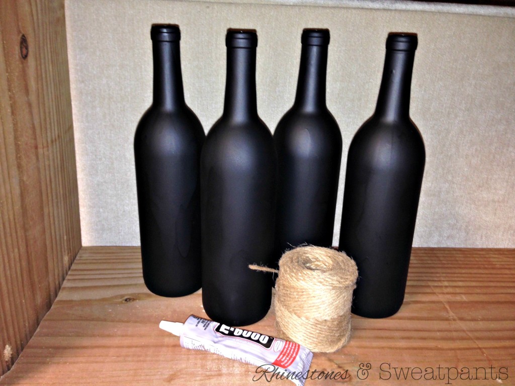 Chalkboard Wine Bottles - Step 4