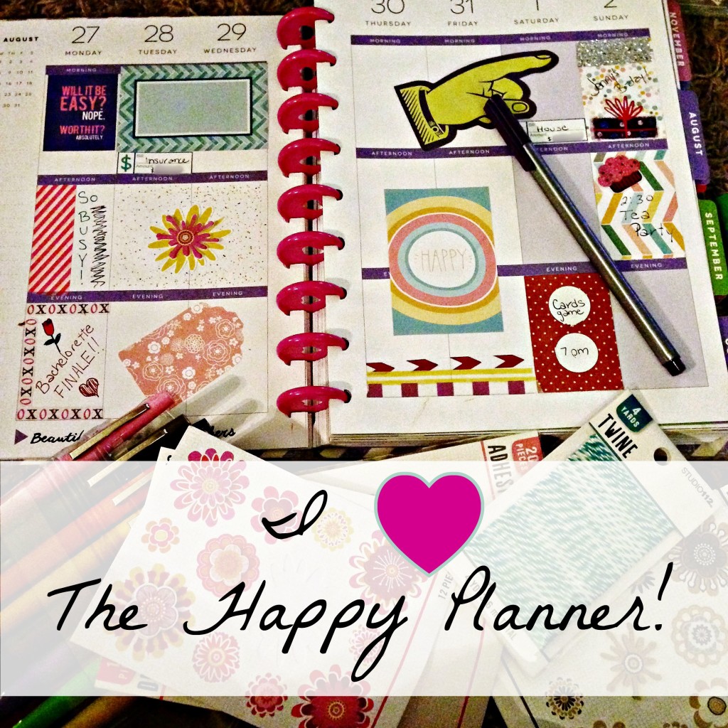 The Happy Planner is my new favorite thing EVER! :)