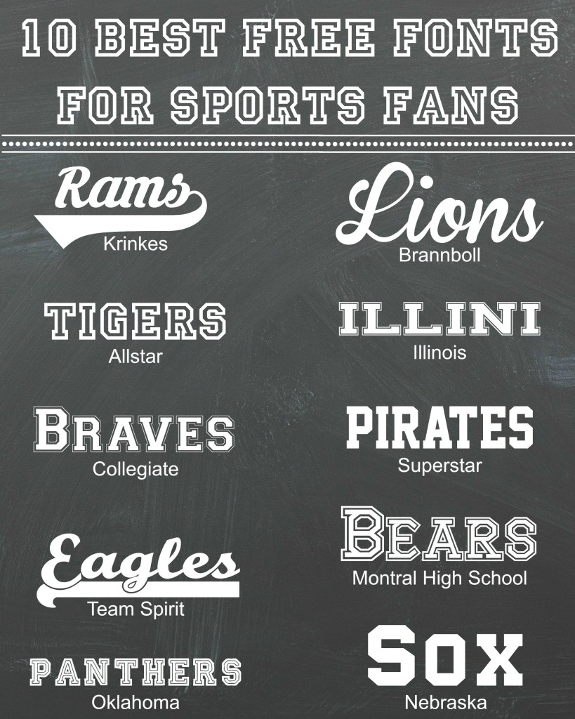 10 Best Free Fonts for Sports Fans
