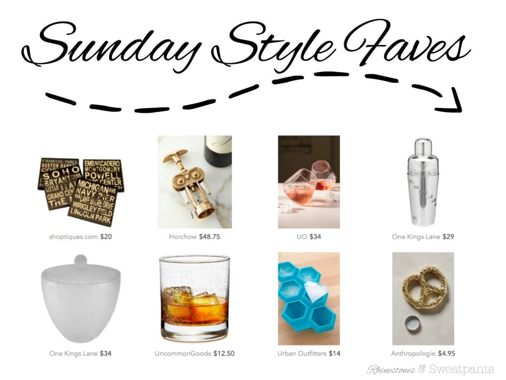 Sunday Style Faves for the week of 9/20/15 | This week's focus is on barware!