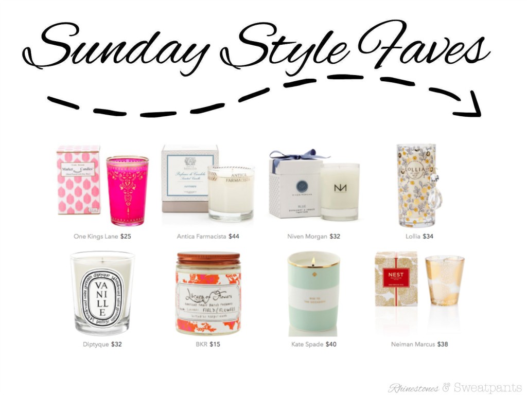 Sunday Style Faves | Candles